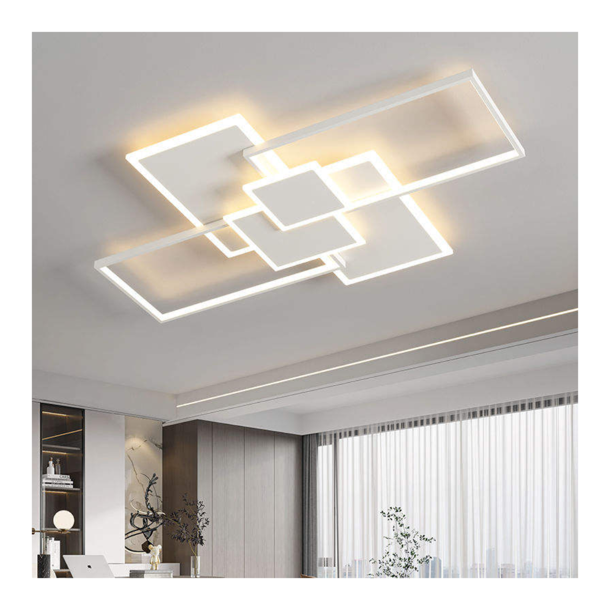 Cascade Grid Ceiling Light